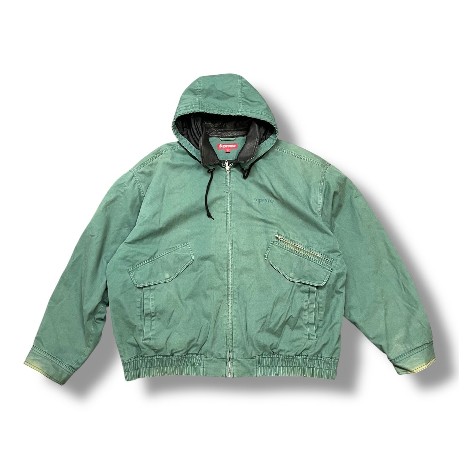 Supreme 23AW Leather Collar Utility Jacket レザーカラー 