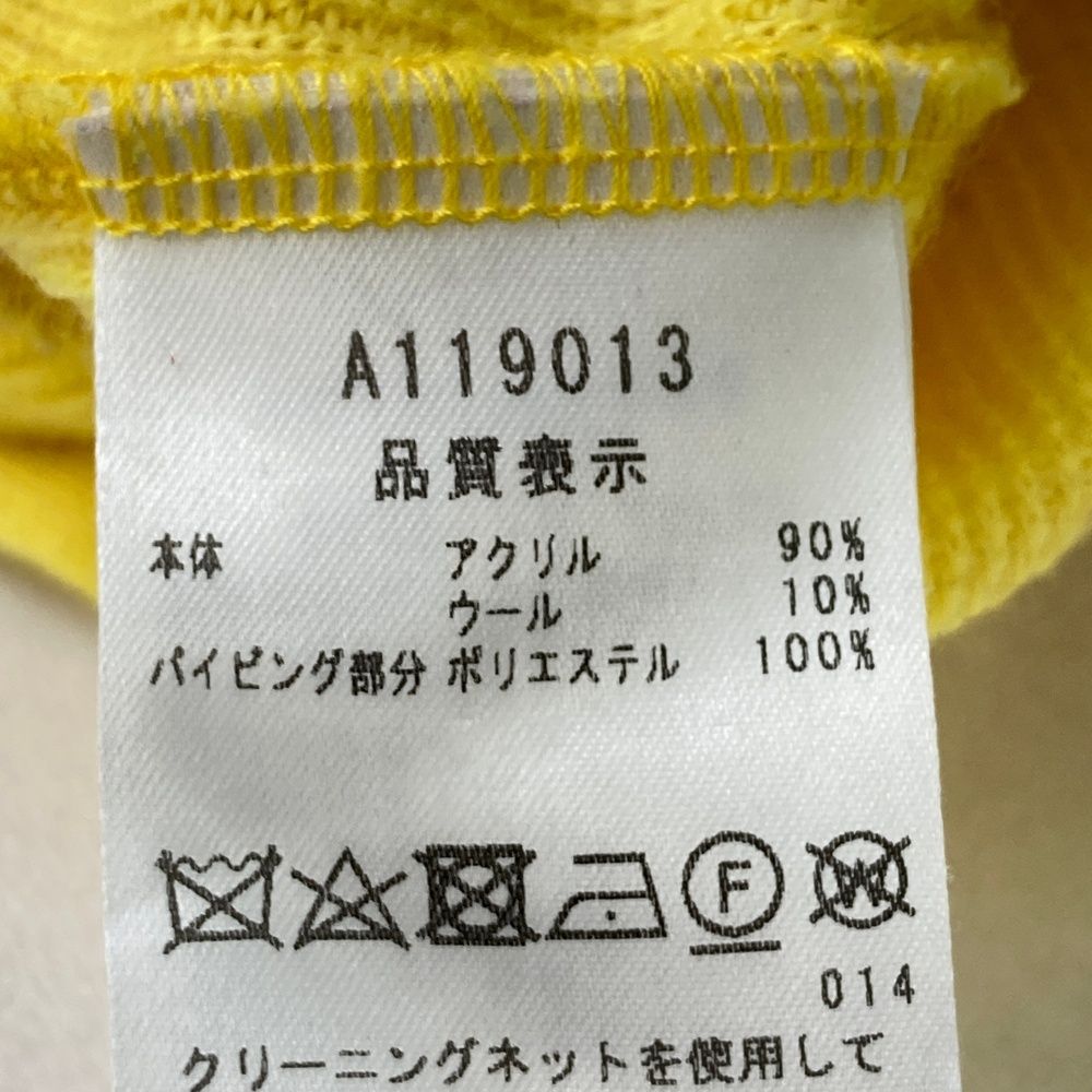 サイズ：36 ARCHIVIO アルチビオ ニット セーター イエロー系