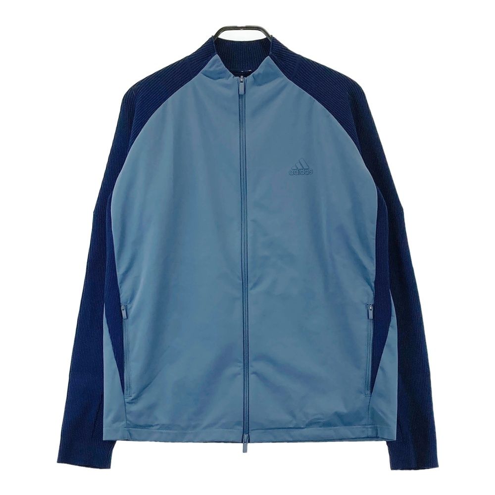 サイズ： ADIDAS GOLF アディダスゴルフ EJ7315 ニット切替 ジップジャケット ネイビー系 [240101697556] ゴルフウェア メンズ ストスト