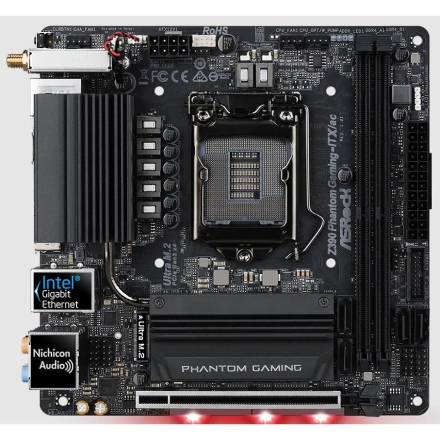 ASRock Z390 Phantom Gaming-ITX/ac HDMI Intel Z390 DDR4 LGA1151 Motherboard