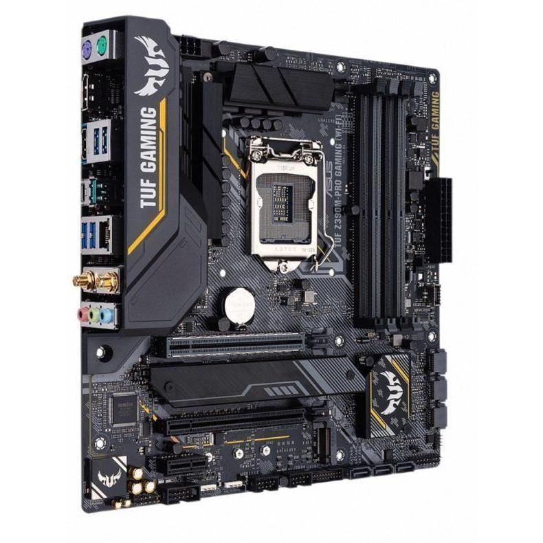ASUS TUF Z390M-PRO GAMING (Wi-Fi) LGA1151 DDR4 DP HDMI M.2 Z390 Micro ATX Motherboard