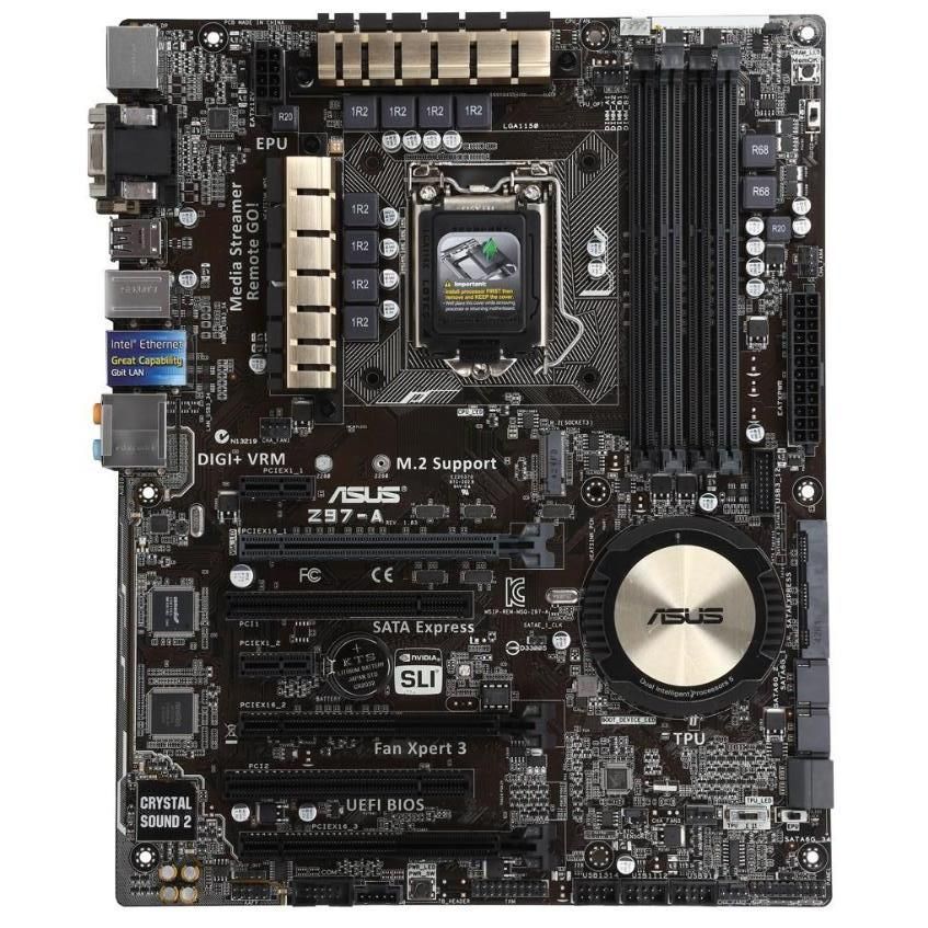 ASUS Z97-A LGA 1150 Intel Z97 HDMI SATA 6Gb/s USB 3.0 ATX Intel Motherboard