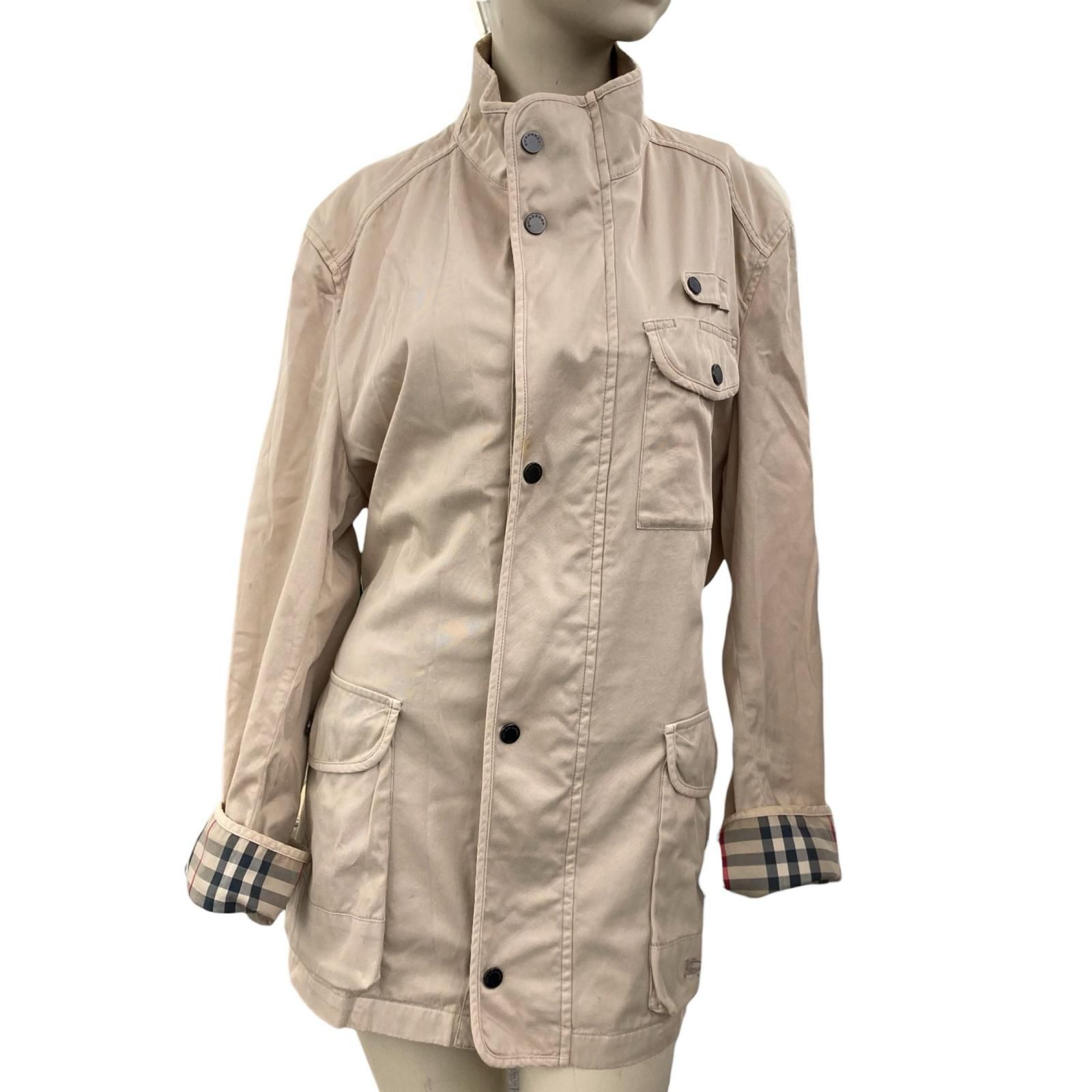 186005 BURBERRY バーバリー アウター サファリジャケット ノバチェック ベージュ