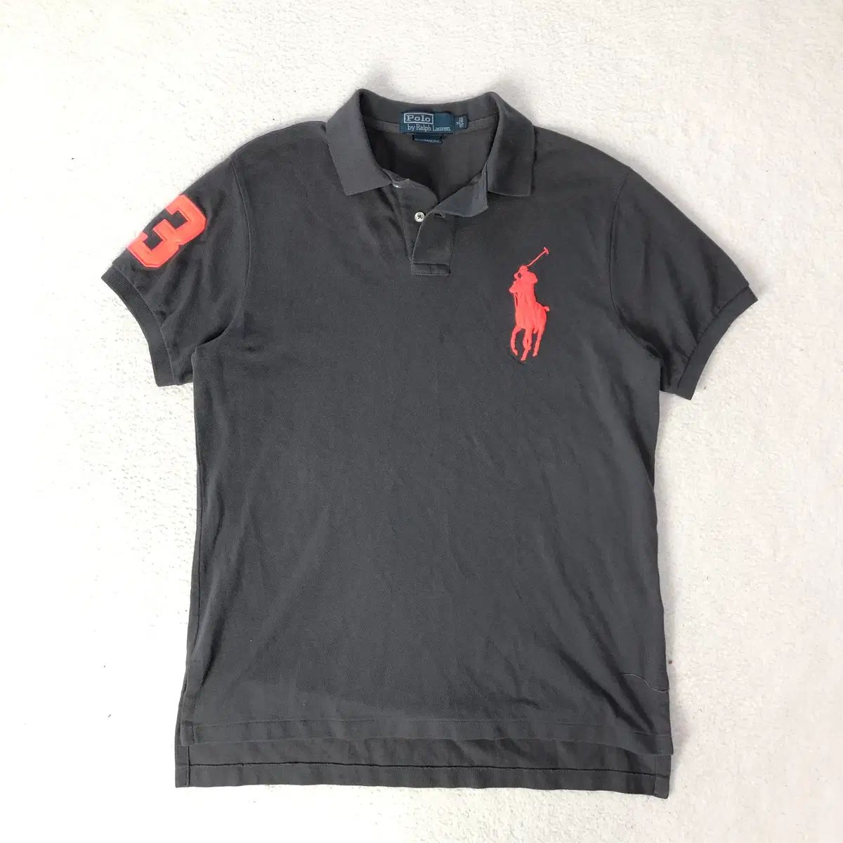 ポロラルフローレン チーフキーパー ブラック カラーTシャツ
