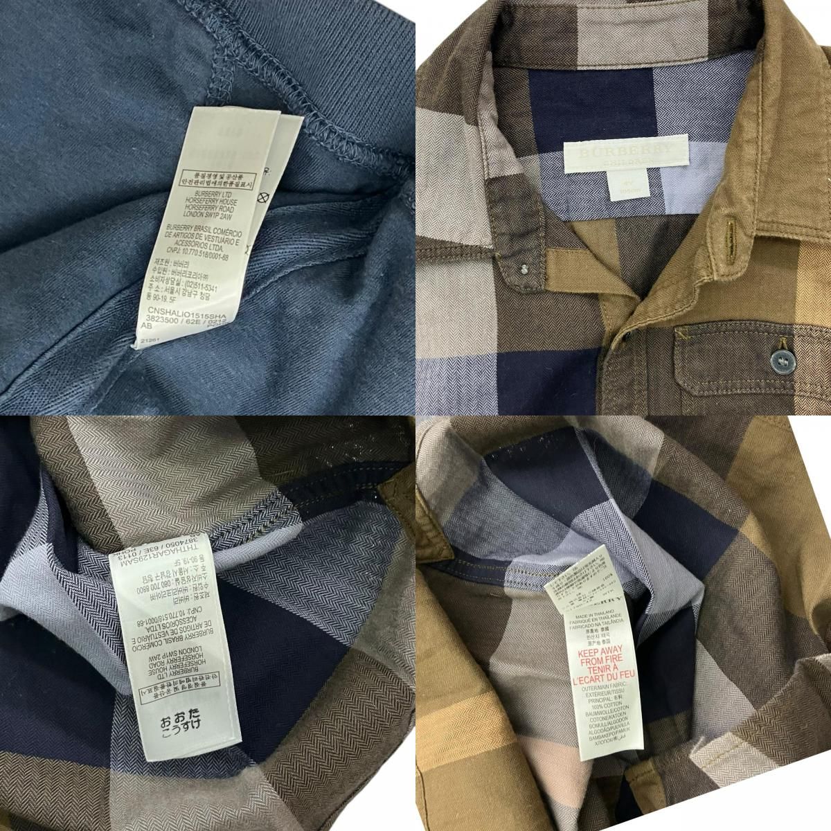 186005 現状品 BURBERRY バーバリー パーカー ポロシャツ ワンピース