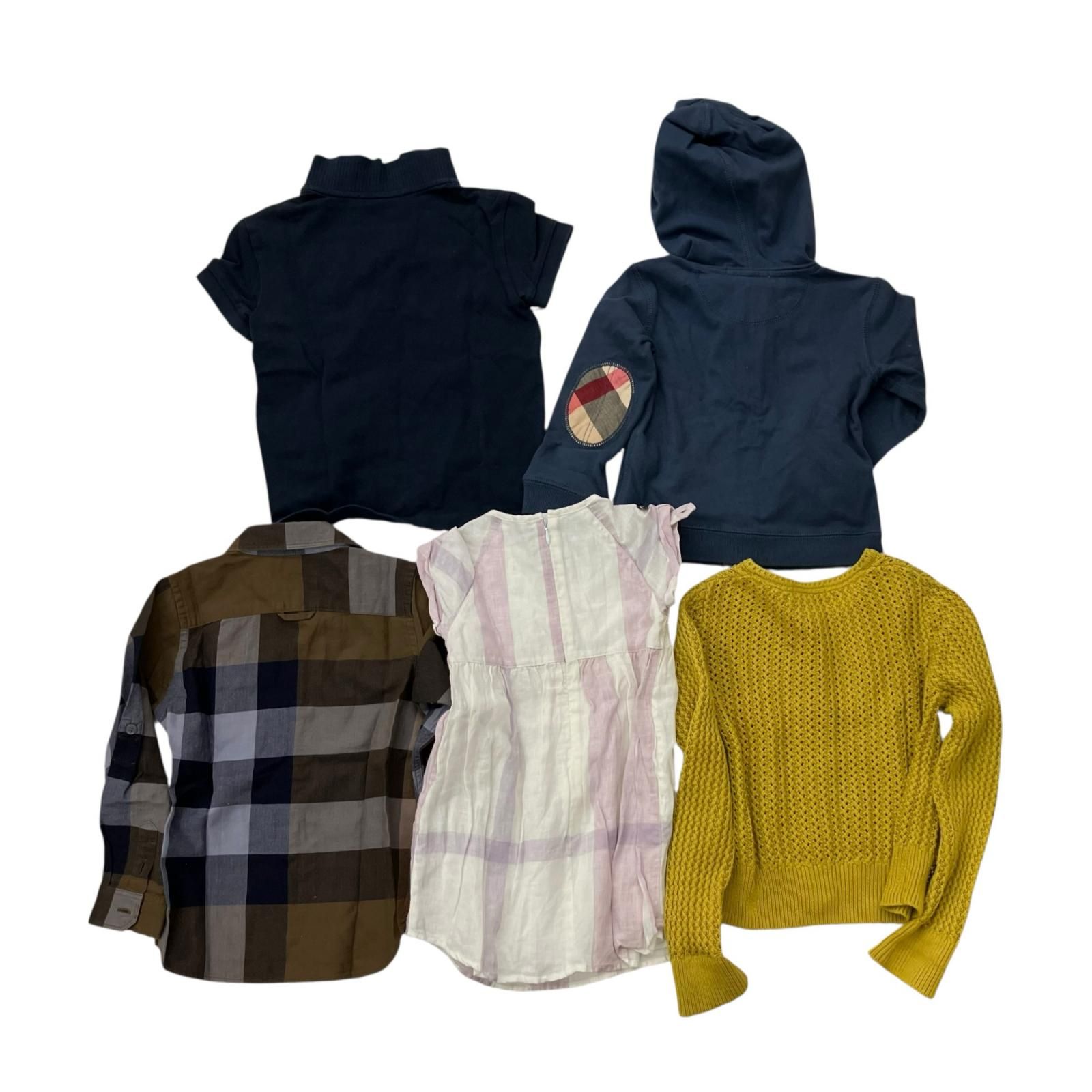 186005 現状品 BURBERRY バーバリー パーカー ポロシャツ ワンピース