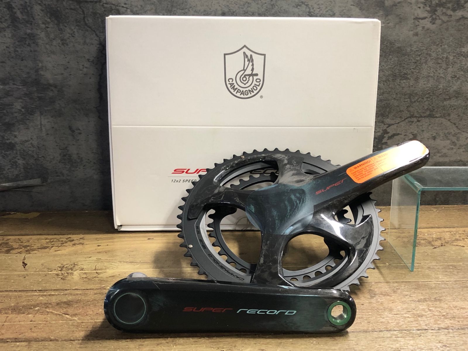 KA096 未使用 カンパニョーロ Campagnolo スーパーレコード SUPER RECORD クランクセット 170mm 52/36T 12S