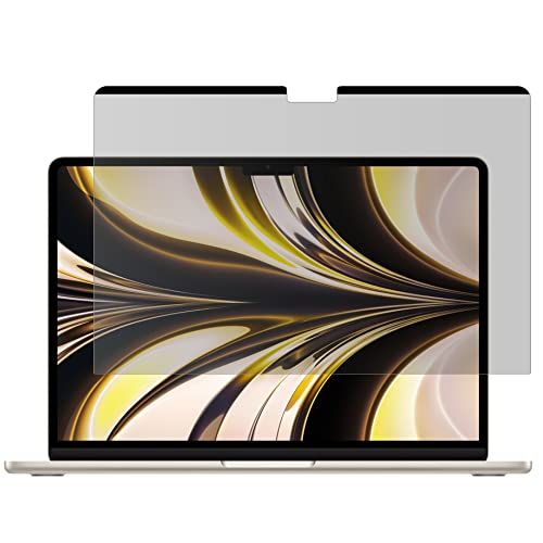 MacBook Air 13.6 インチ 2026 M5 /M4/M3/M2 用 覗き見防止 マグネット式 プライバシーフィルター のぞき見防止 フィルム 13インチ 2025 2024 2022 反射防止 ブルーライトカット 傷防止 両面使 1b076144