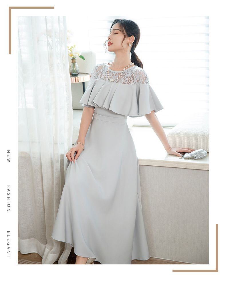 入学式 パーティードレス ロングワンピース レース ロング丈 結婚式 披露宴 二次会 お呼ばれ 20代 30代 40代 レディース フォーマル 春 夏 秋 冬 お呼ば#tdcsk