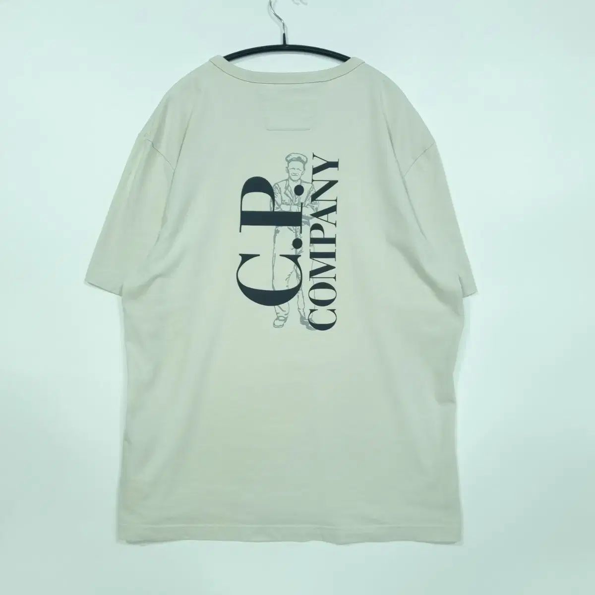 C.P. COMPANY シーピーカンパニー バッグ プリンティング ビックロゴ 半袖 Tシャツ