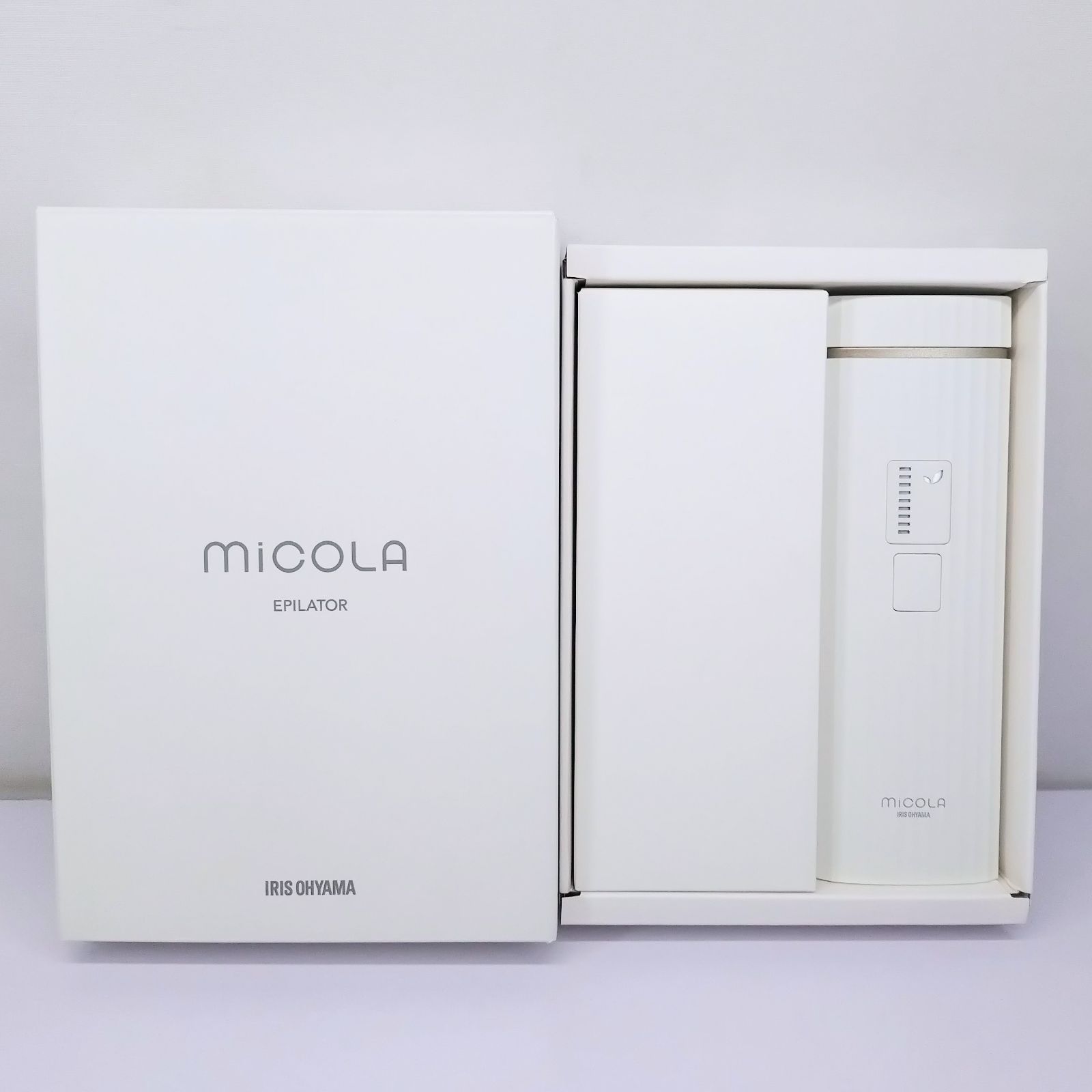 美容家電 【新品未開封】保証書付 MiCOLAアイリスオーヤマ 脱毛 DLB-M111-W