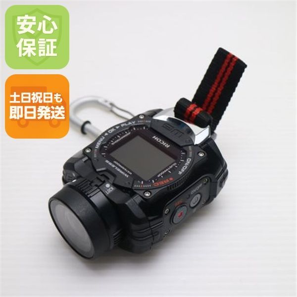 超美品 WG-M1 ブラック 即日発送 コンデジ RICOH 本体 土日祝発送OK 02000