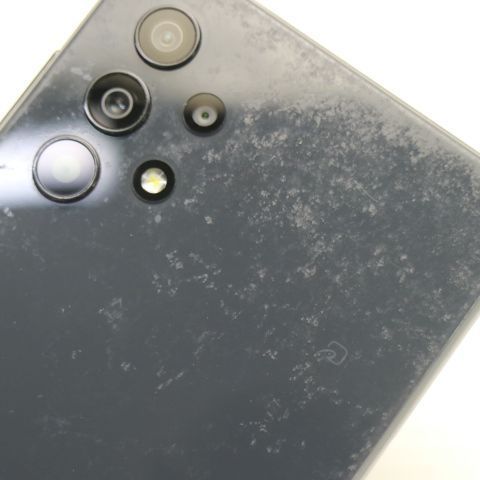 良品中古 Galaxy A32 5G SCG08 オーサムブラック 白ロム 本体 即日発送