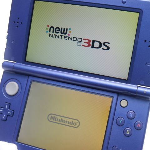 美品】NEWニンテンドー3ds LL メタリックブルー 美品 Newニンテンドー 