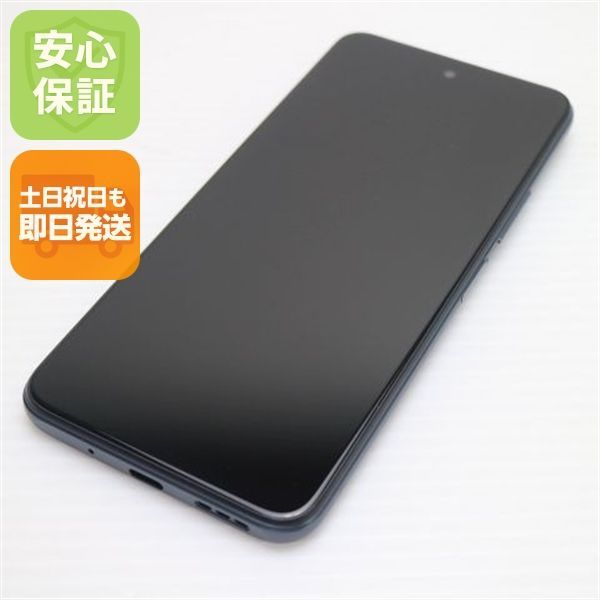 超美品 SIMフリー Redmi Note 10T アジュールブラック スマホ 白ロム