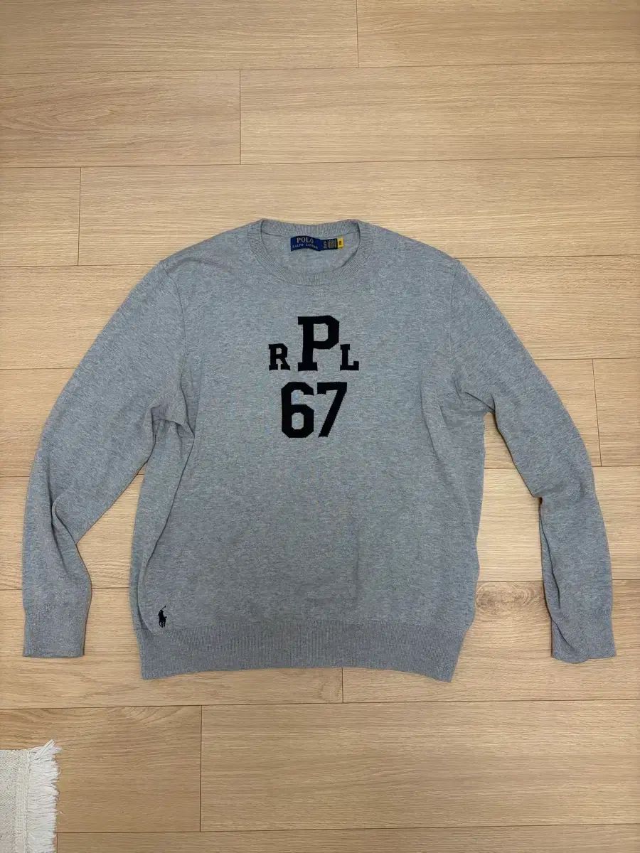 (XL)ポロラルフローレン グレー ニット