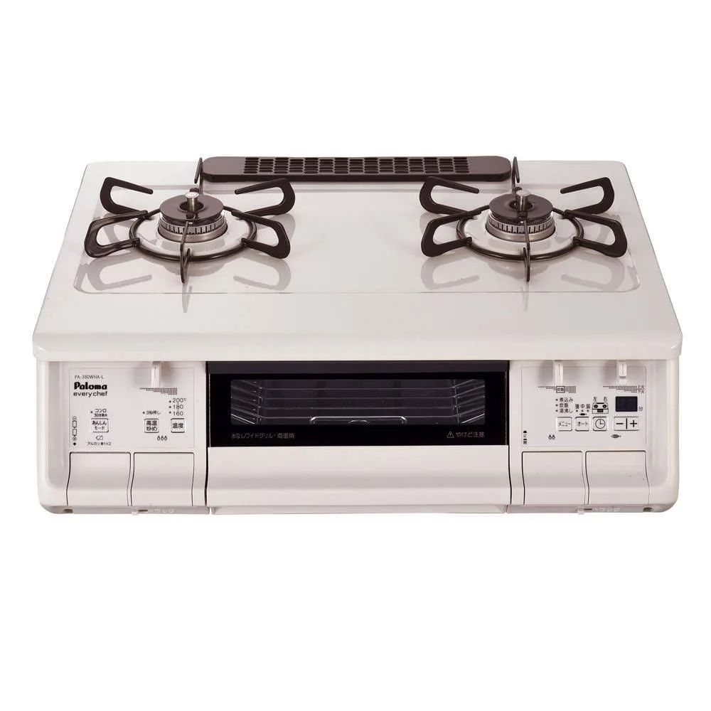 【美品】パロマ　エブリシェフ　LPガス・プロパンガス用コンロ　PA-380WHA-L 2024年製
