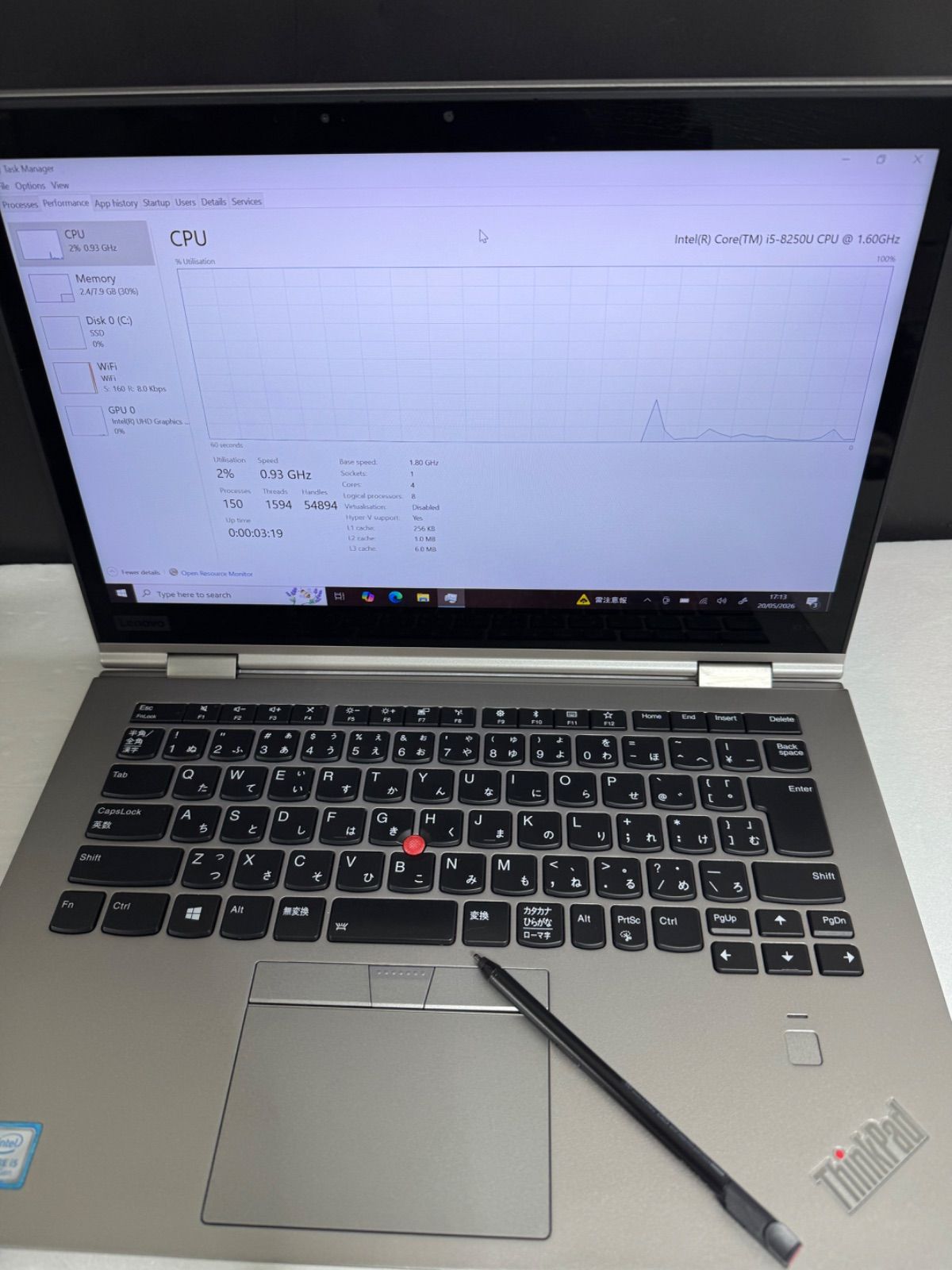 ThinkPad X1 Yoga Gen3 Core i5 8GB 128GB SSD - メルカリ