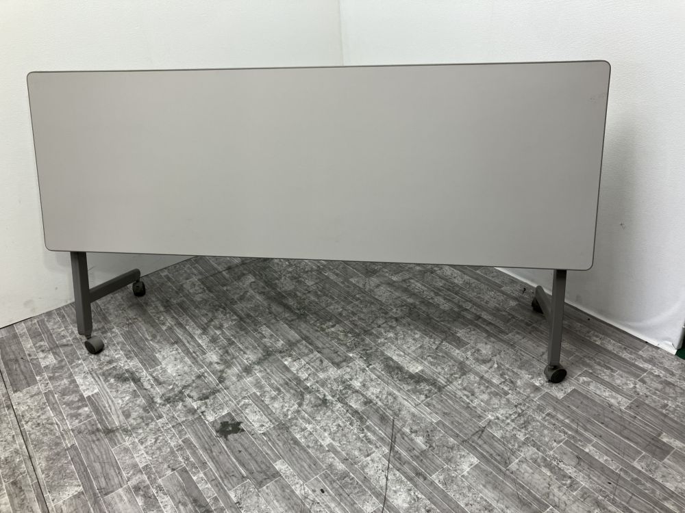 【中古品】イトーキ 1800サイドスタックテーブル TNK-186K-WE グレー