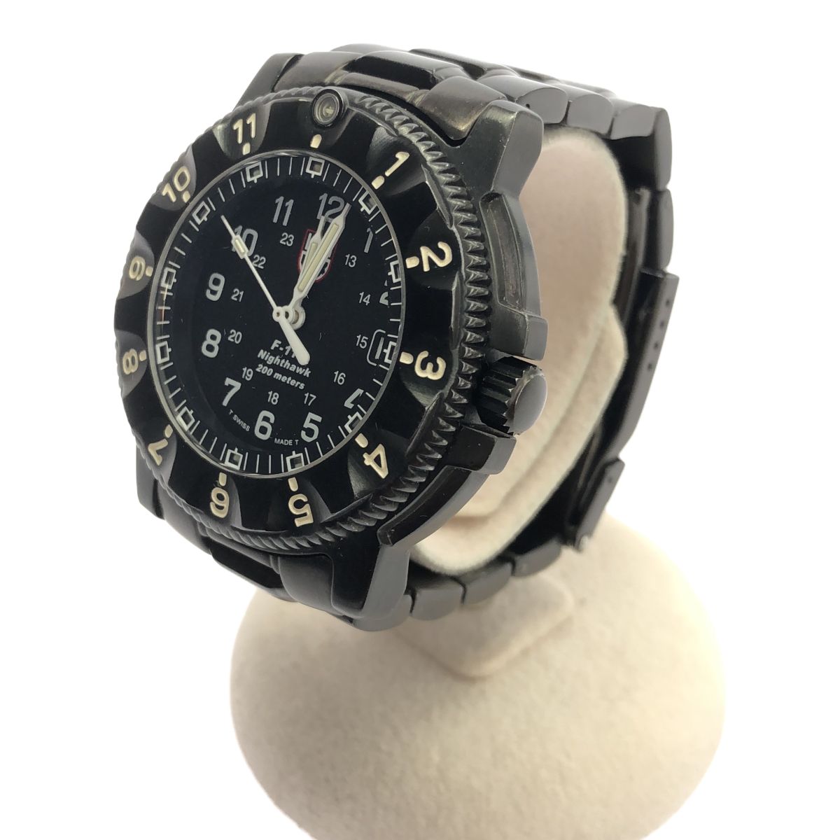 腕時計 稼働 LUMINOX ルミノックス F-117 NIGHTHAWK 3400 クォーツ 