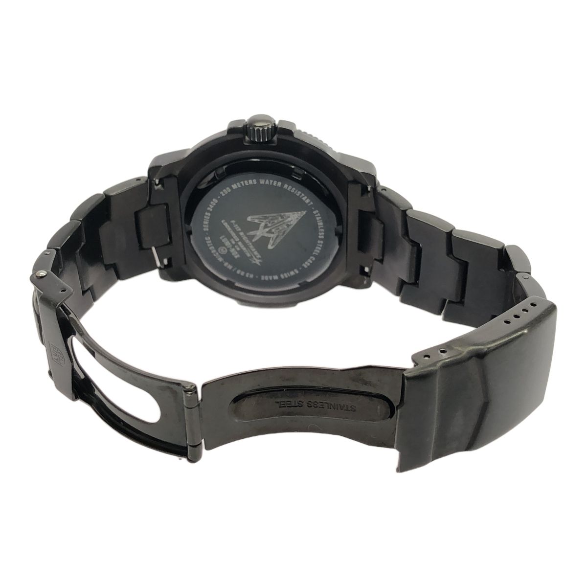 腕時計 稼働 LUMINOX ルミノックス F-117 NIGHTHAWK 3400 クォーツ 