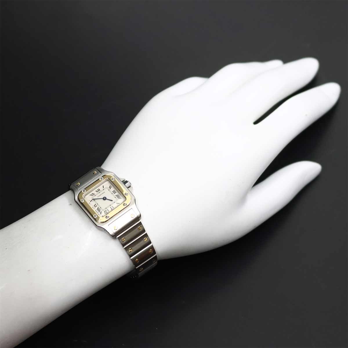 カルティエ Cartier サントスガルベSM W20012C4 コンビ レディース 