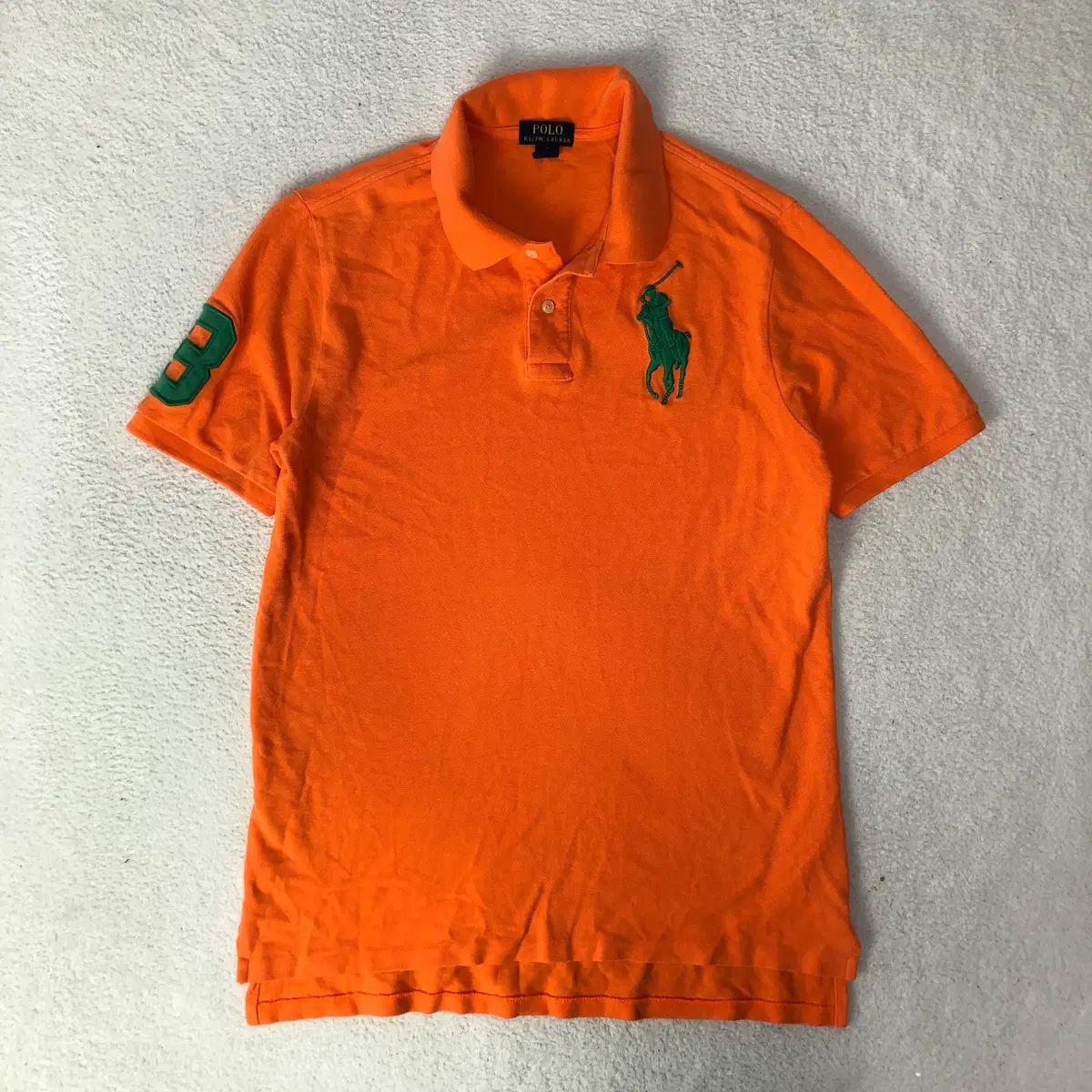 POLO RALPH LAUREN ビックポニー カラーTシャツ オレンジ
