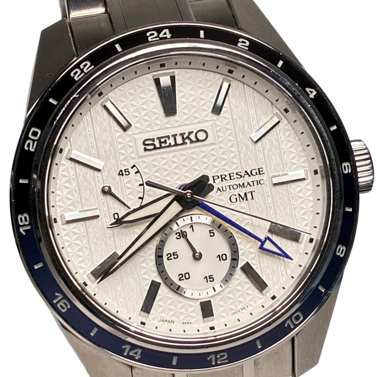 SEIKO セイコー プレザージュ SARF017 腕時計メンズ 自動巻き ホワイト文字盤 動作品 【中古】 42605K129