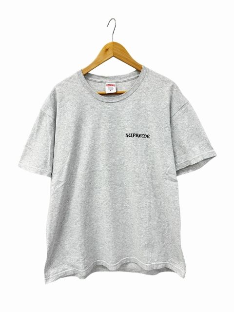 シュプリーム SUPREME 23AW Worship Tee プリント 半袖 Tシャツ M 灰