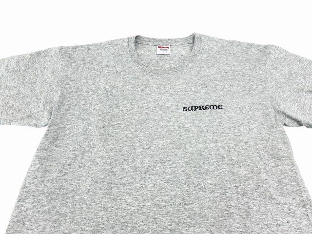 シュプリーム SUPREME 23AW Worship Tee プリント 半袖 Tシャツ M 灰