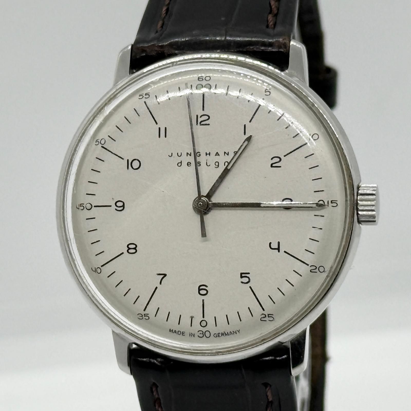 JUNGHANS ユンハンス マックスビル 27.3701.409 ホワイト 手巻き 