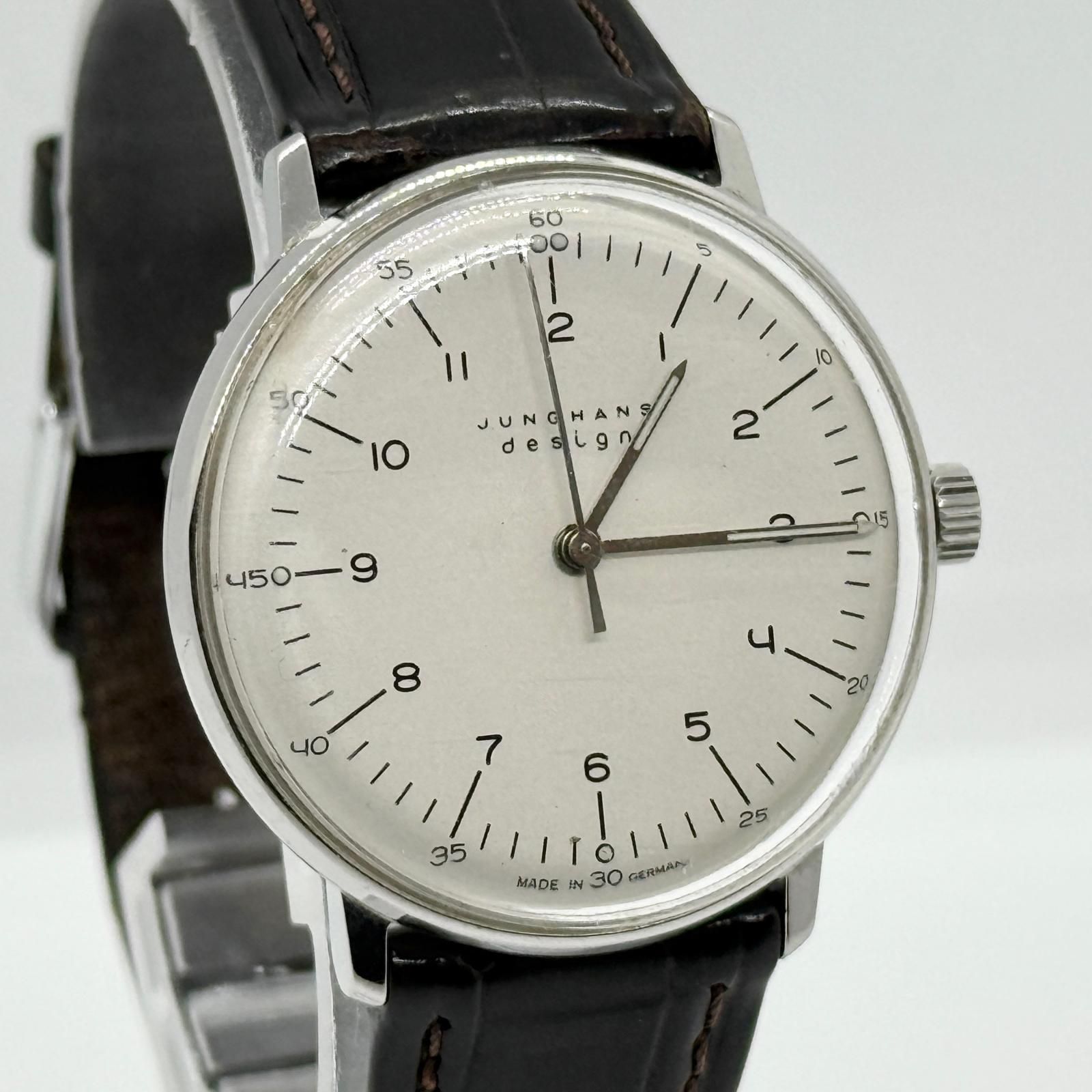 JUNGHANS ユンハンス マックスビル 27.3701.409 ホワイト 手巻き 