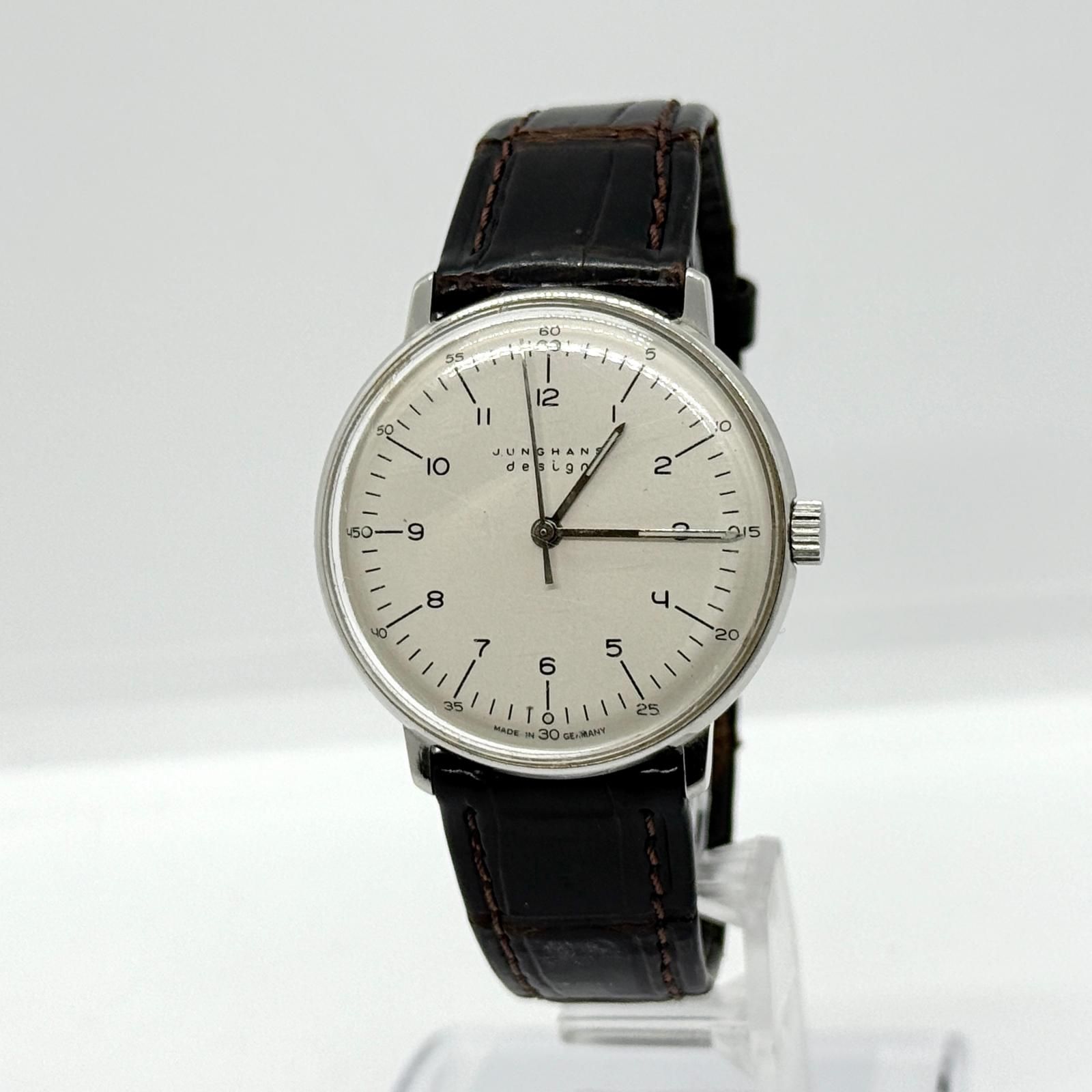 JUNGHANS ユンハンス マックスビル 27.3701.409 ホワイト 手巻き 