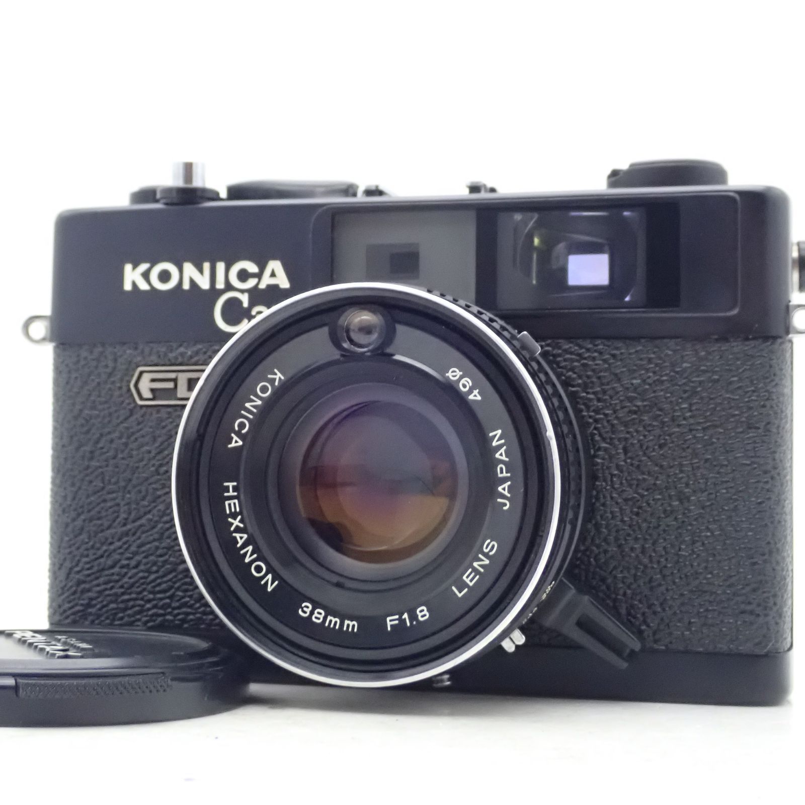 美品 KONICA C35 FD ブラック HEXANON 38mm f1.8 レンジファインダー コンパクトフィルムカメラ 285665 23,249円