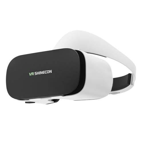 VRゴーグル DMM 3D動画 スマホ用 【跳ね上げ式で操作楽々】 VRヘッドセット 120°広角 没入感 ハードバンド 安定装着 眼鏡対応 4.7-7.0インチ iPhone16/15 Pro Max★ 5f370efe
