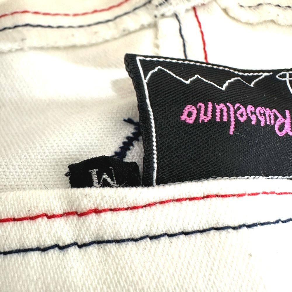 MARK&LONA マークアンドロナ ショートパンツ ハート ロゴ刺繍 コットン