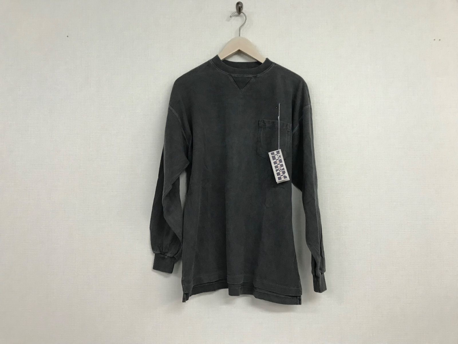 新品未使用本物ミントドロップMINTDROPコットン洗い加工長袖ロンTシャツメンズサーフアメカジミリタリーワークスケーターストリートビジネススーツモードゴルフグレーL韓国製 4,930円