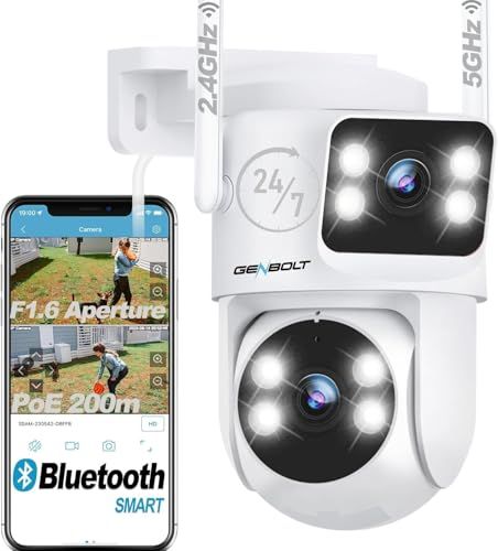 【同時二画面】防犯カメラ ワイヤレス 屋外 wifi FHD1080P 監視カメラ バレット ドーム ダブルレンズ 自動追尾 カラー暗視 AI人体検知 双方向音声 マイクロSDカード録画 遠隔操作 LAN 日本語対応iOS/Android/P ce782373