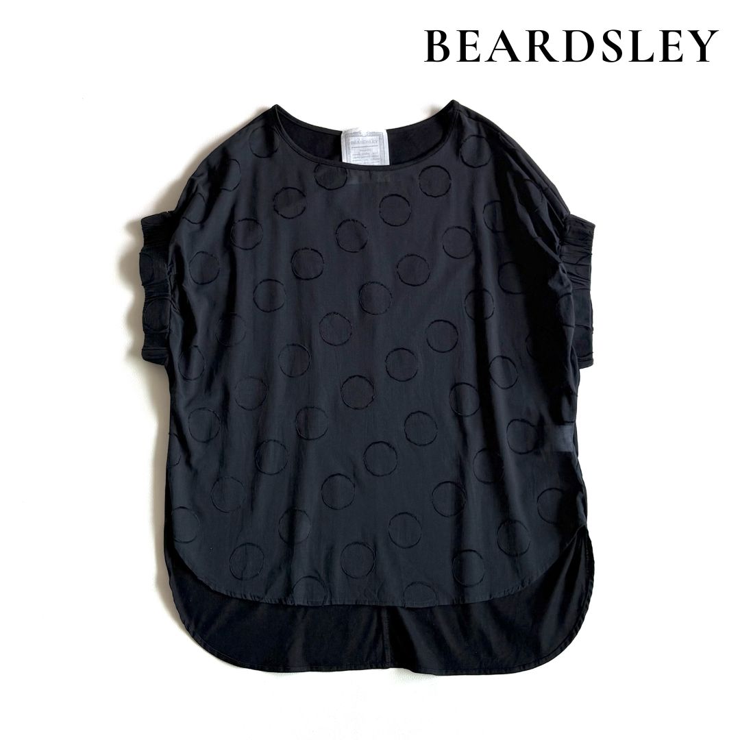 BEARDSLEY ドットジャガード プルオーバー ブラック系 2024 F シアー