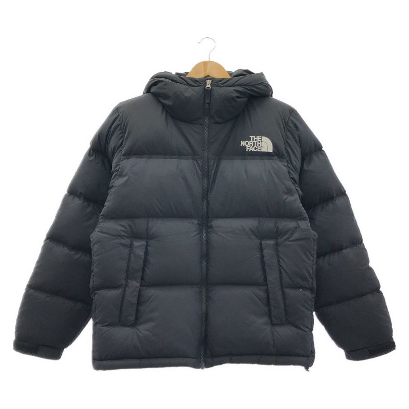 【中古】THE NORTH FACE Nuptse Hoodie M ND92331 ブラック ザ ノースフェイス[10]