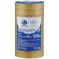 セロハンテープ18mm×35m200巻 B639J-200【ジョインテックス】