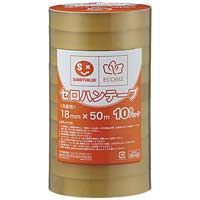 セロハンテープ18mm×50m200巻 B642J-200【ジョインテックス】
