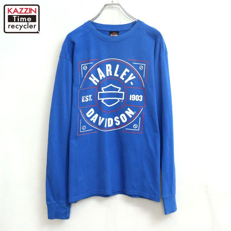 00s HARLEY DAVIDSON 長袖Ｔシャツ メンズ 表記Lサイズ
