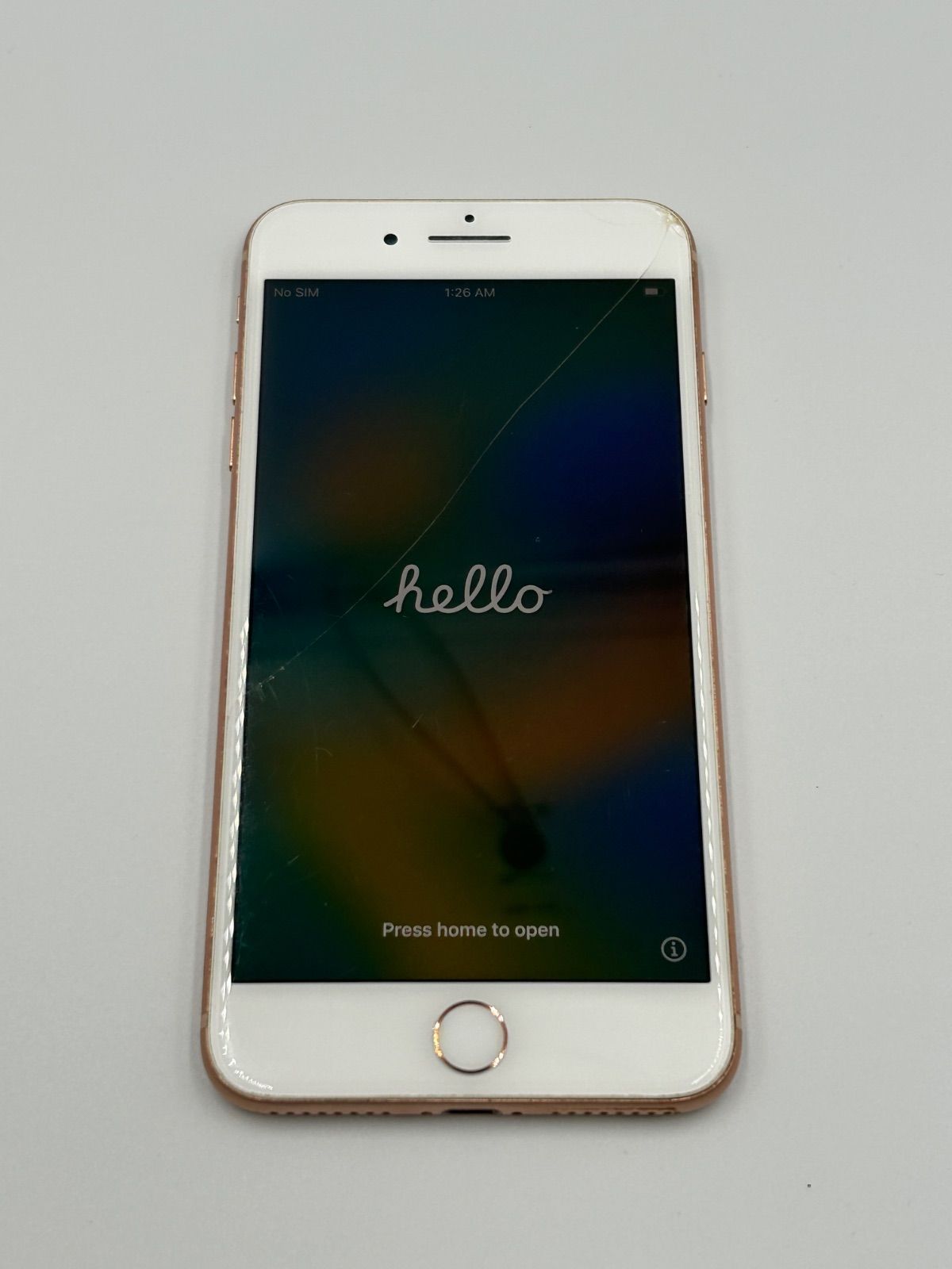 Apple iPhone8 plus 256GB 画面割れあり