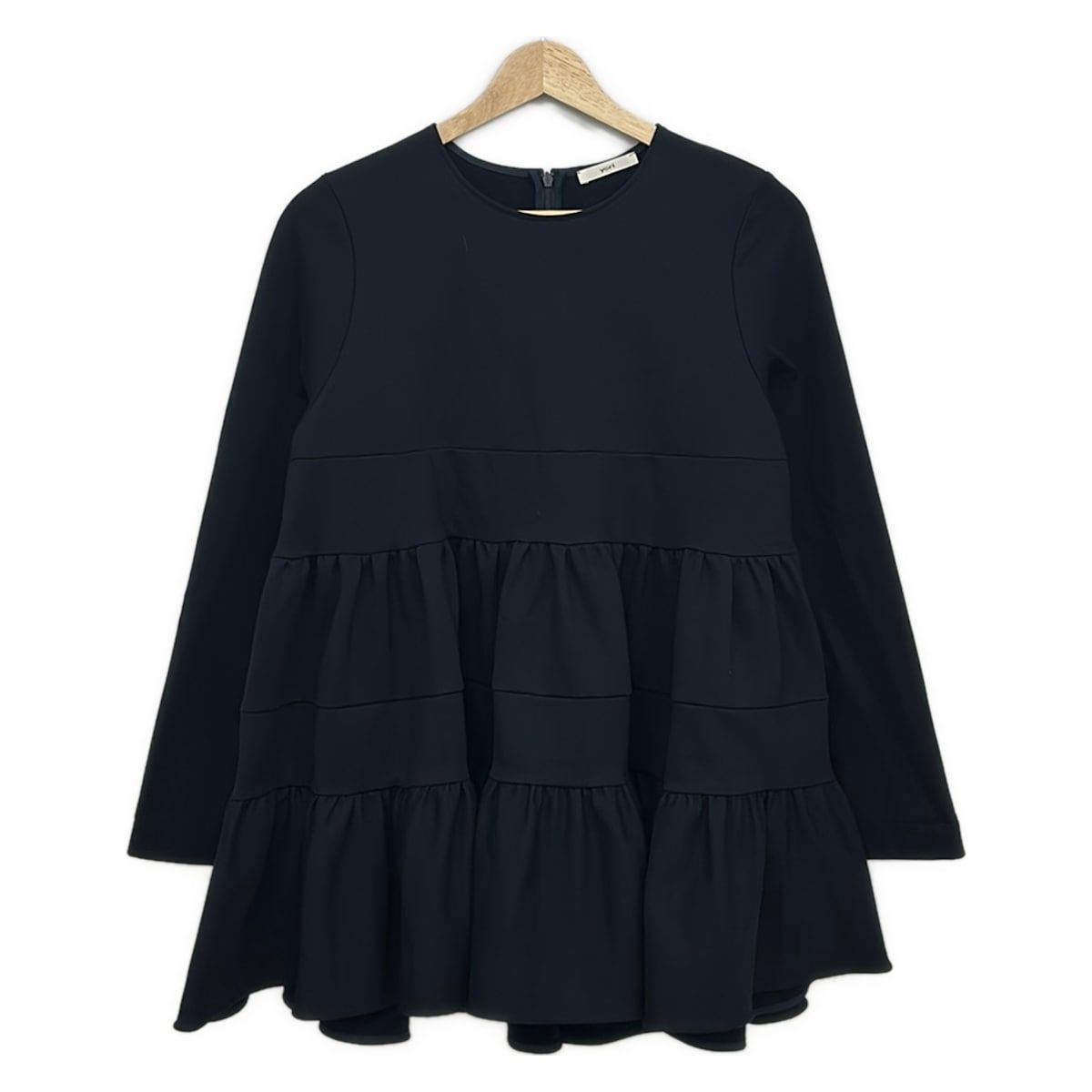 yori(ヨリ) チュニック サイズF レディース美品 - 黒 長袖