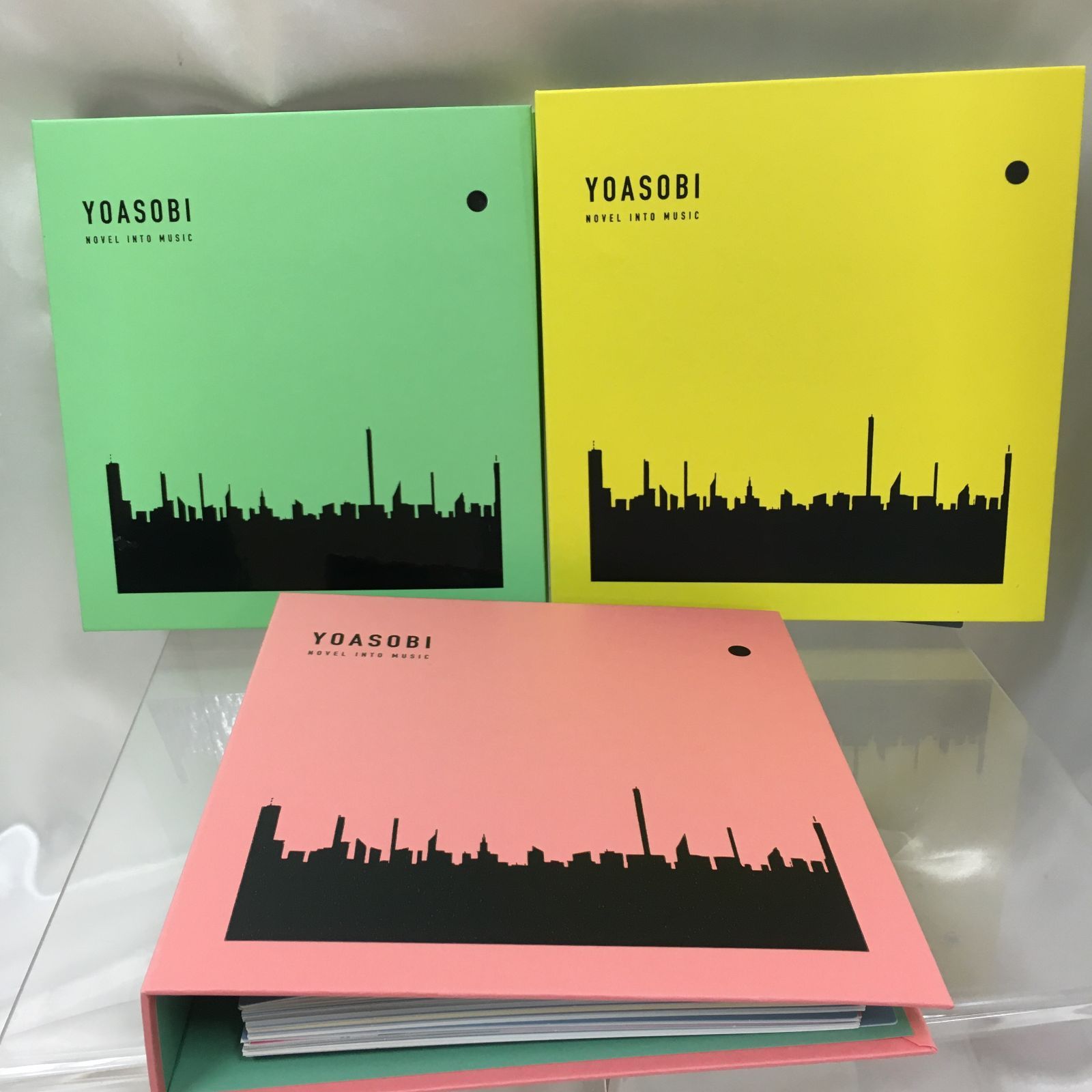 三沢店21-14-0520] YOASOBI NOVEL INTO MUSIC THE BOOK Ⅰ～Ⅲ CD