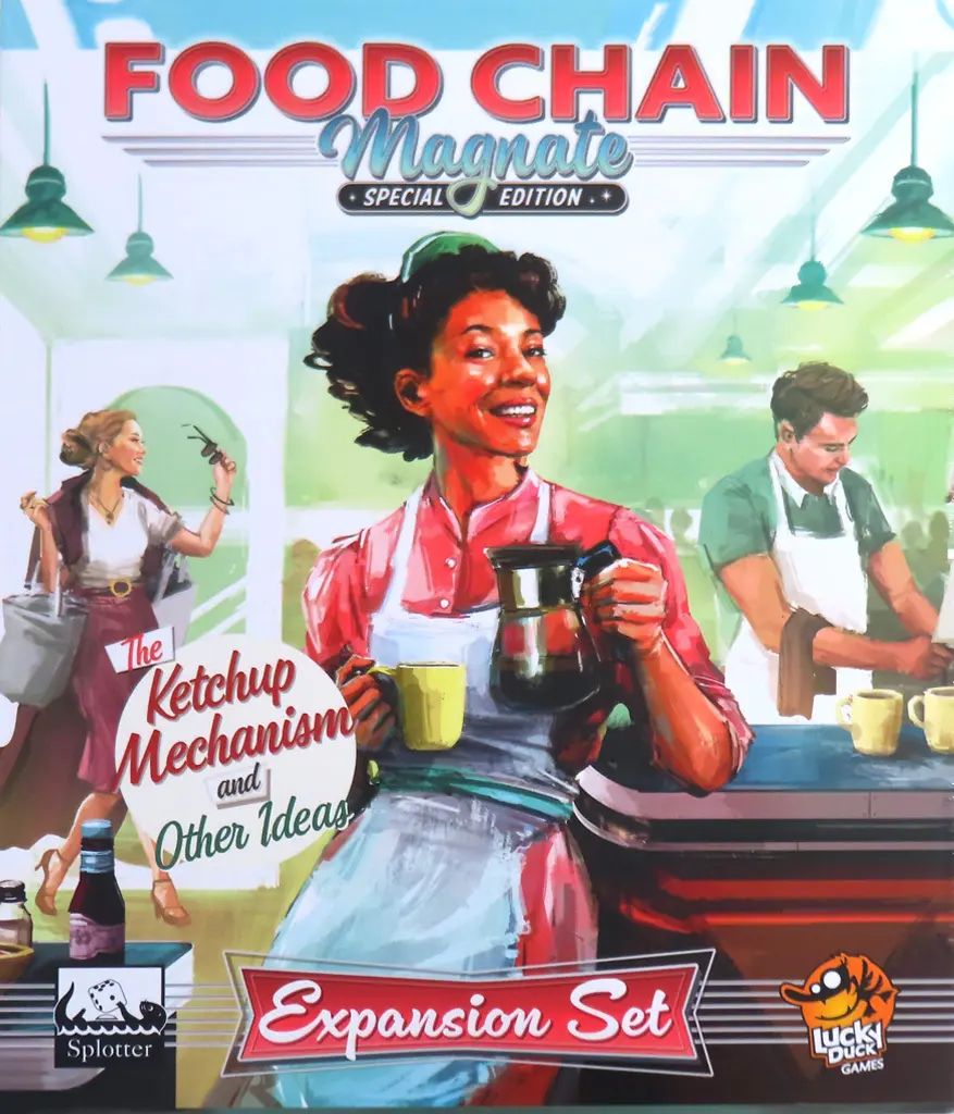 【中古】ボードゲーム フードチェーンマグネイト スペシャルエディション ケチャップ拡張 英語版 (Food Chain Magnate： Special Edition - The Ketchup Mechanism ＆ Other Ideas Expansi