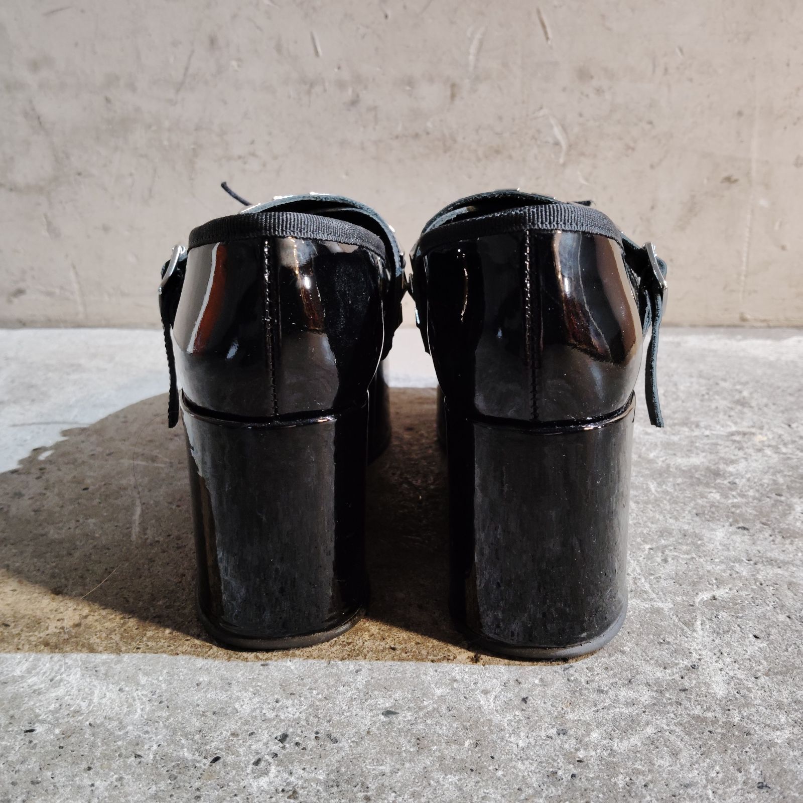 noir kei ninomiya repett 2023aw スタッズベルト バレエシューズ