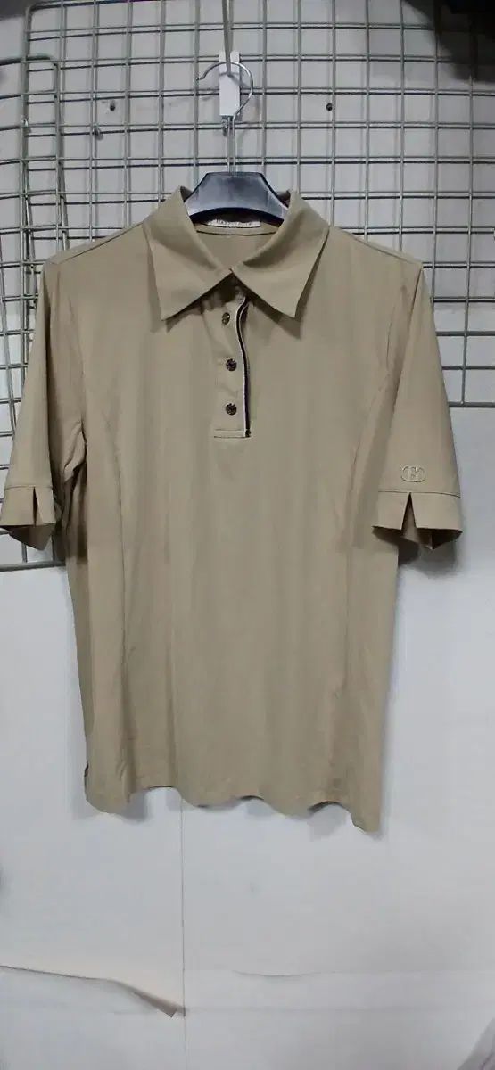 新品 HAZZYS ゴルフ ベージュ 半袖 ポロTシャツ 95