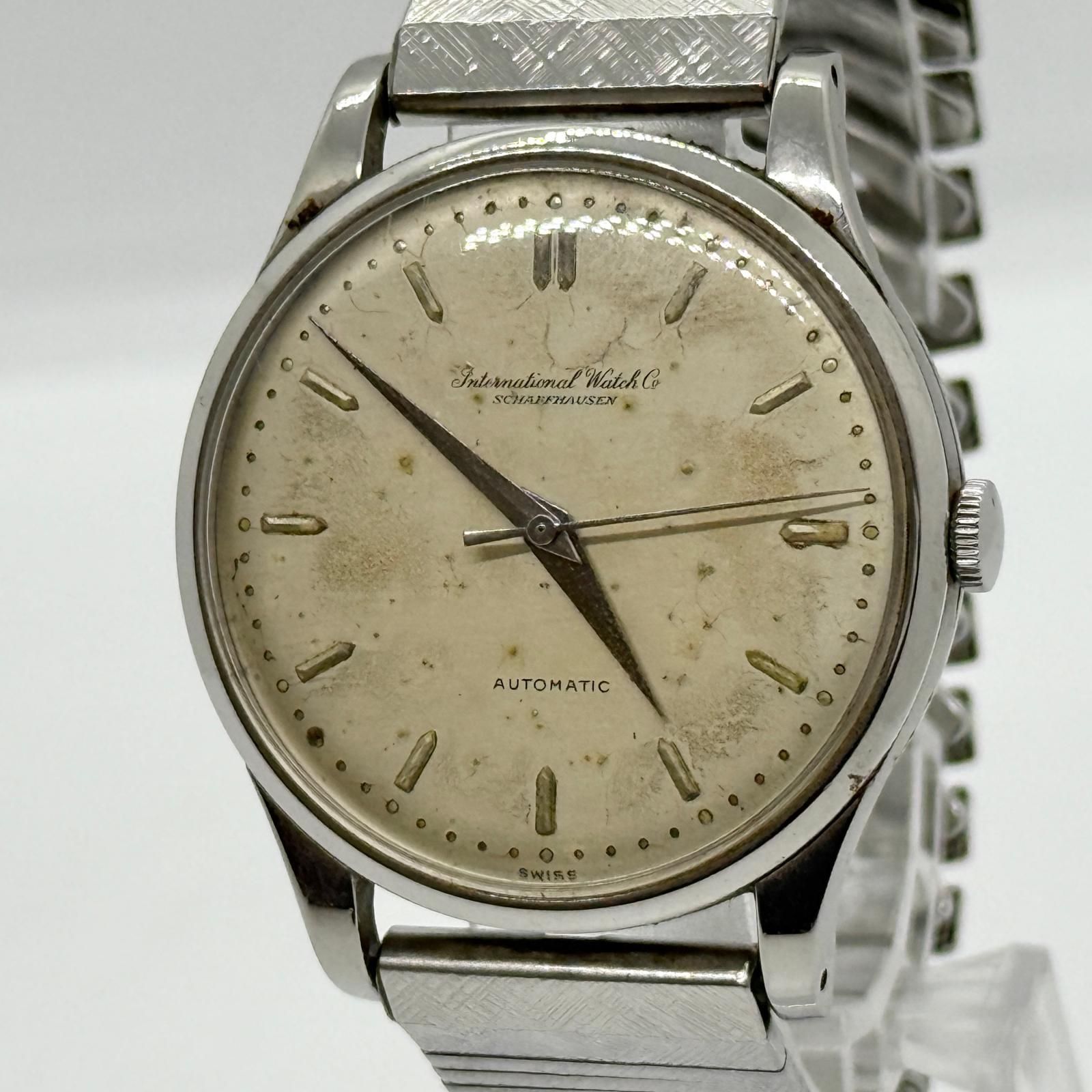 IWC SCHAFFHAUSEN アイダブリューシー シャフハウゼン シルバー AT メンズ 腕時計 稼働品 50,040円